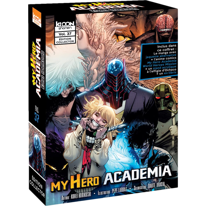 My Hero Academia Tome 37 Collector visuel produit coffret