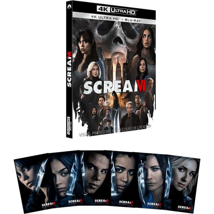 Scream 6 Blu ray 4k Edition Limitee Amazon visuel definitif produit