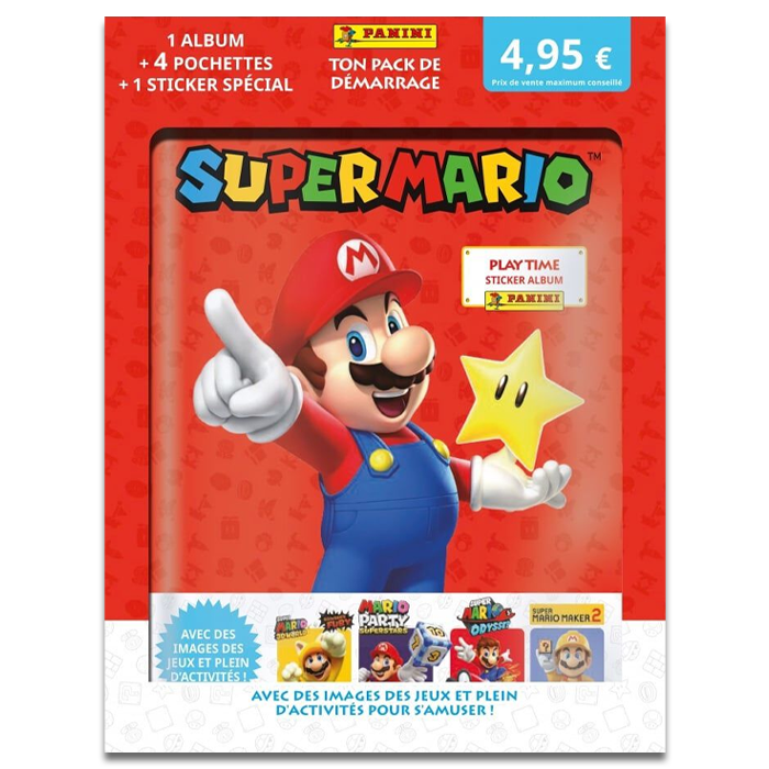 album panini super mario visuel produit