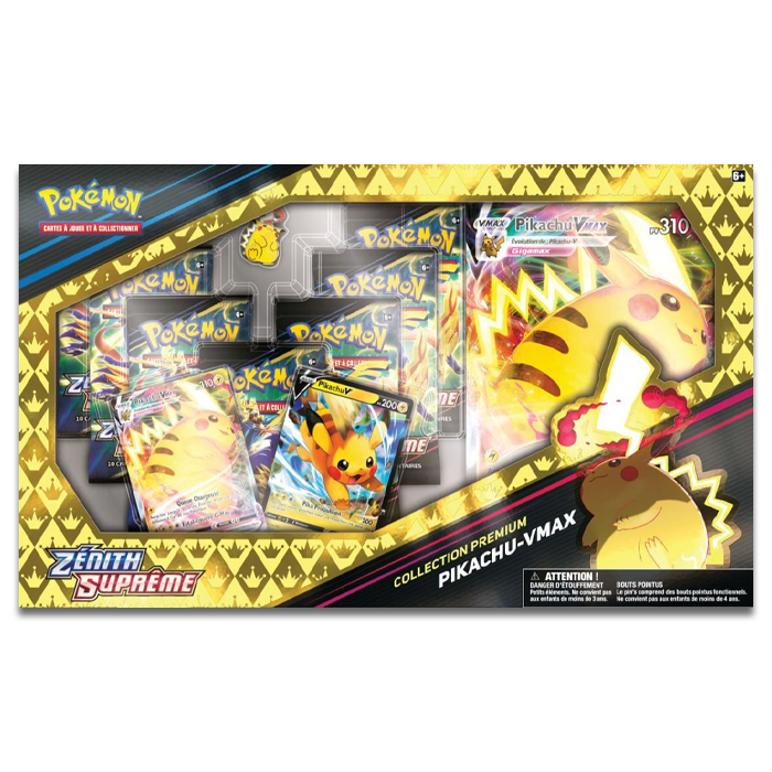 Collection Premium Pikachu VMax 7 Boosters visuel produit