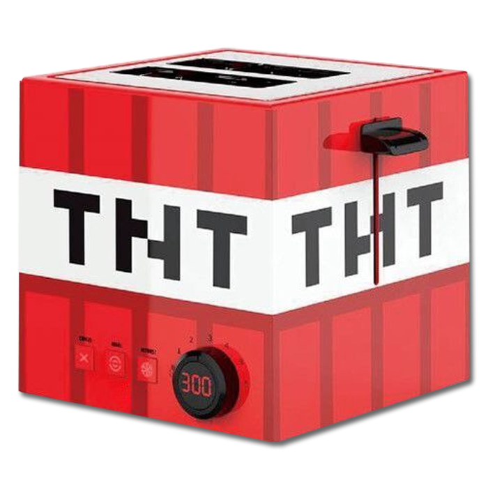 Toaster minecraft rouge visuel produit