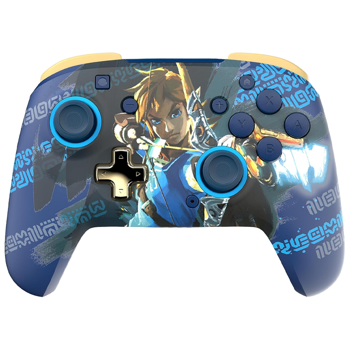 manette sans fil switch zelda lumineuse visuel produit