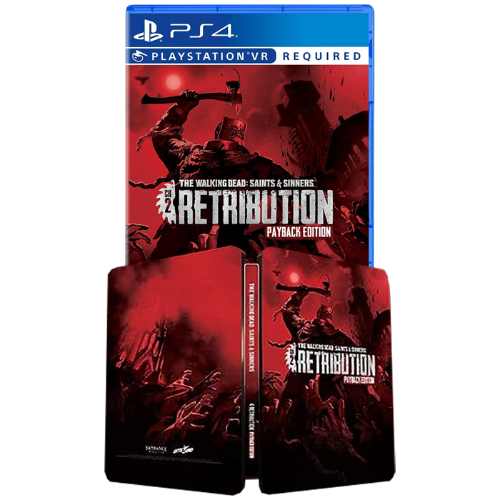 walking dead retribution vr avec steelbook visuel produit