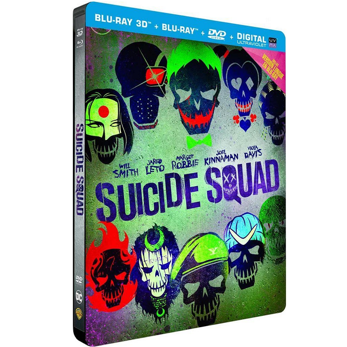 suicide squad blu ray steelbook