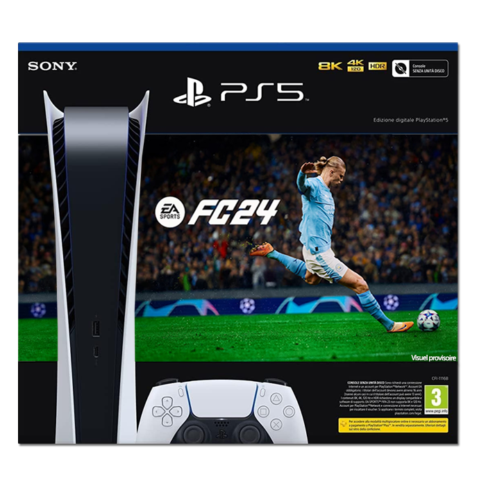pack ps5 digital ea sports fc 24 visuel produit