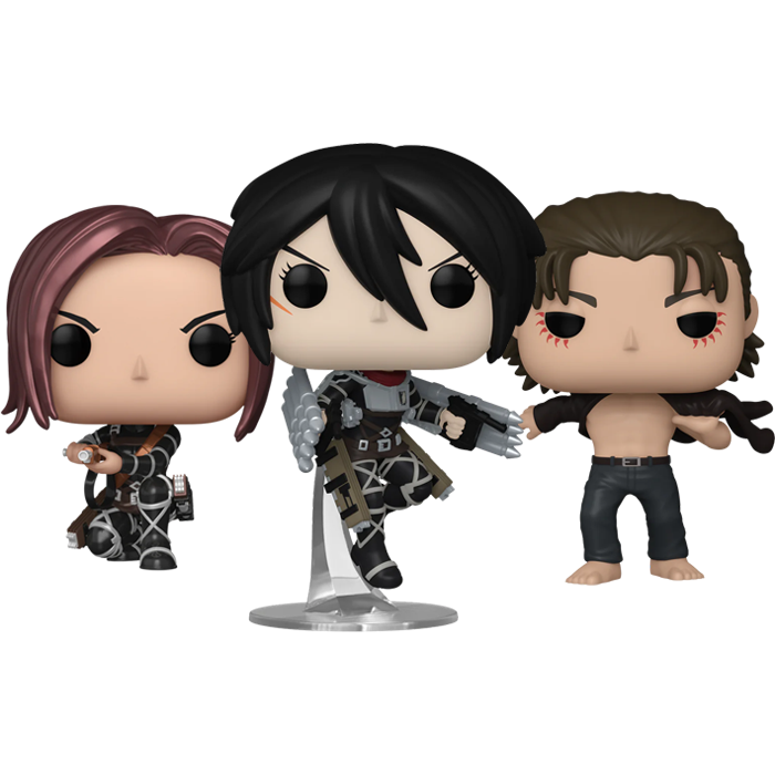 visuel produit funkos l 'attaque des titans exclusives visuel produit