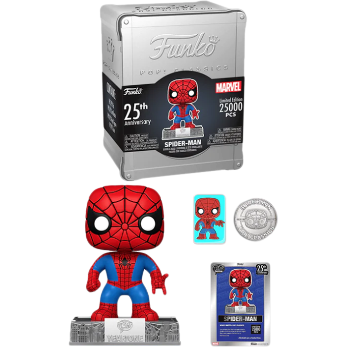 funko spiderman 25th anniversary visuel produit
