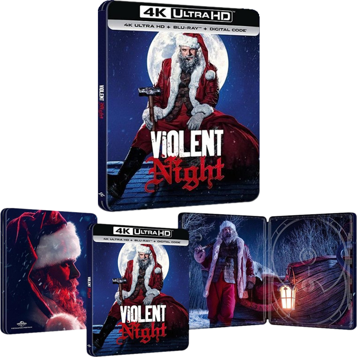 Violent Night 4k Steelbook visuel us produit