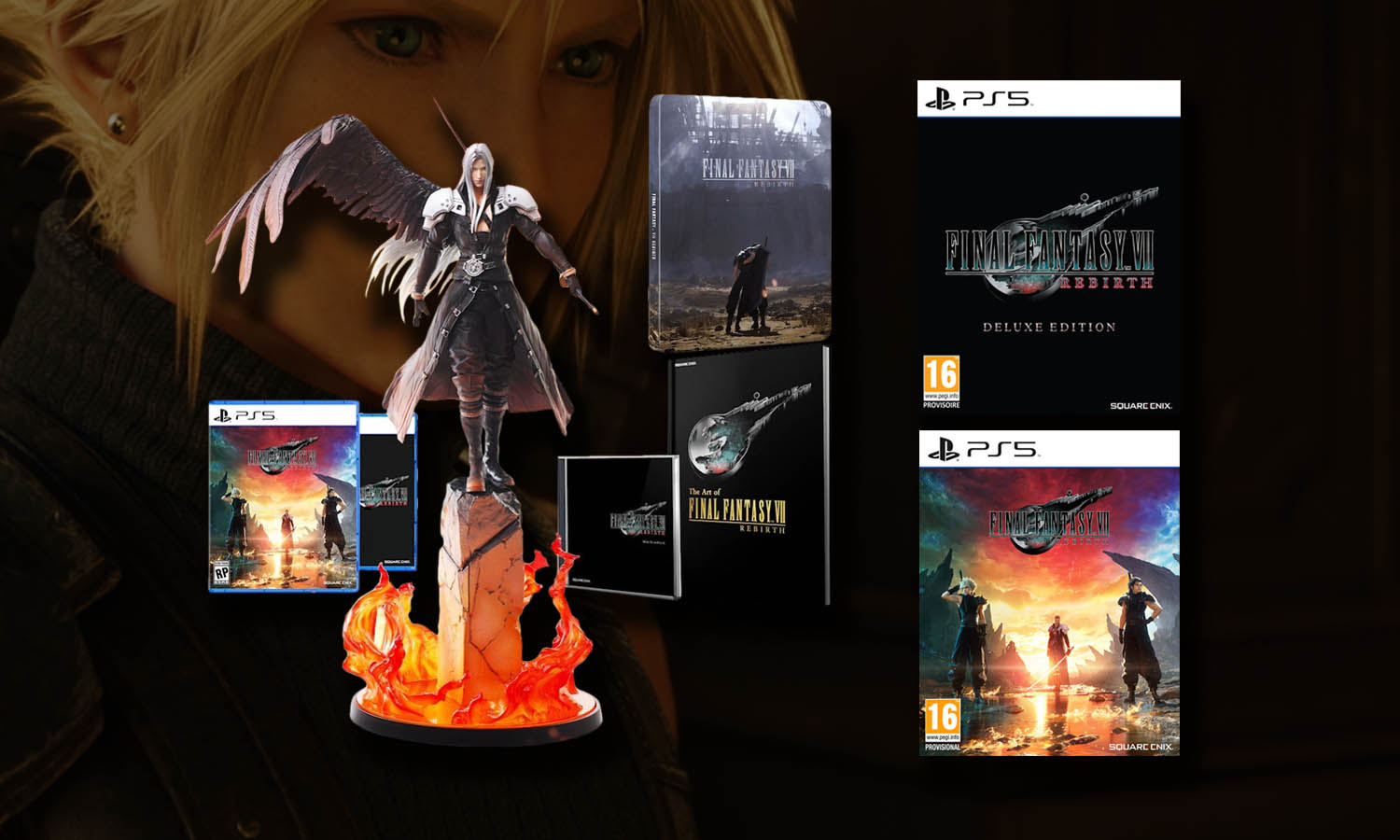 SLIDER final fantasy 7 rebirth ps5 standard deluxe collector v2