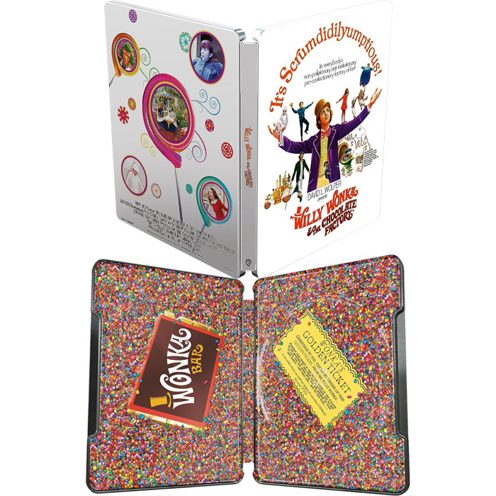 charlie et la chocolaterie 1971 4K steelbook visuel uk produit