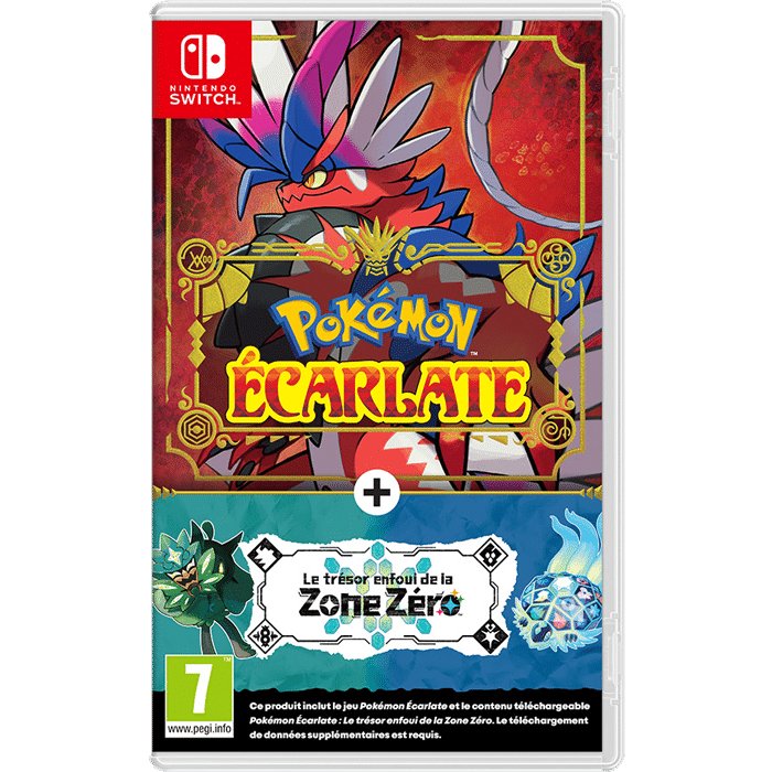 Pokémon Ecarlate avec DLC Zone Zéro visuel produit