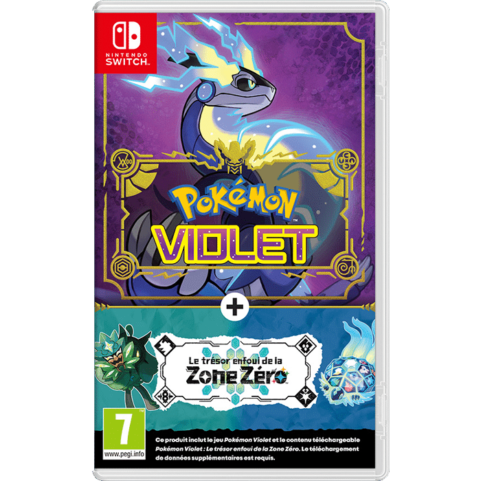 Pokémon violet avec DLC Zone Zéro visuel produit