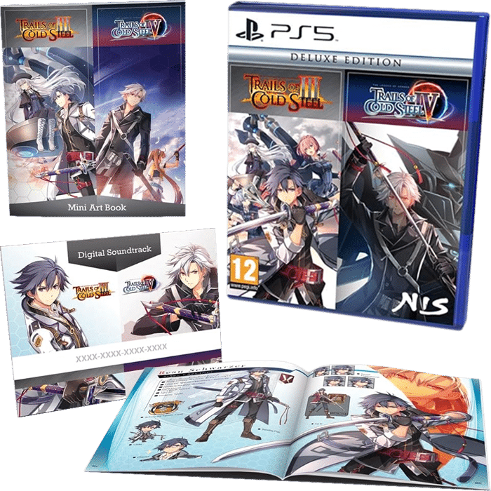 Trails of Cold Steel 3 et 4 Edition Deluxe PS5 visuel produit