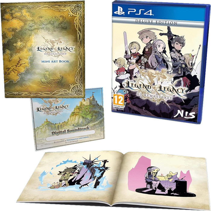 The Legend of Legacy HD Remastered PS4 visuel produit