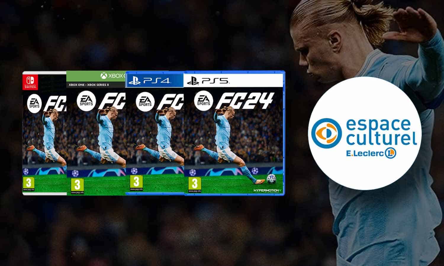 slider ea sports fc 24 leclerc mise en avant