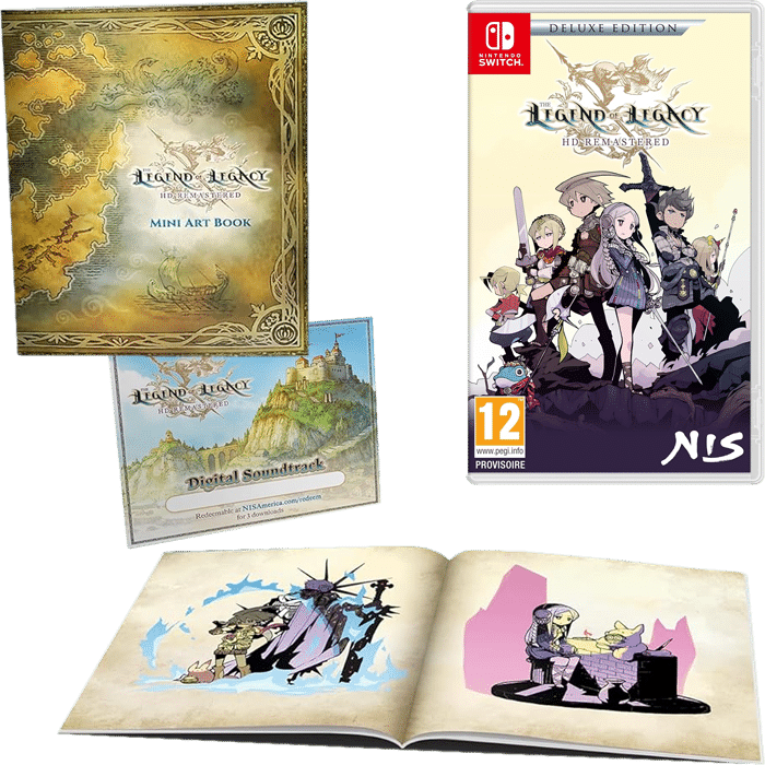 The Legend of Legacy HD Remastered switch visuel produit