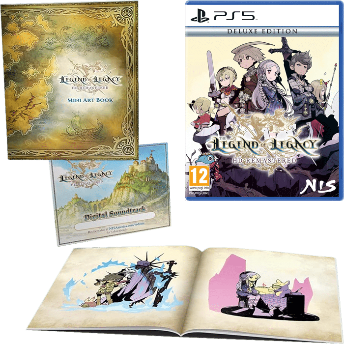 The Legend of Legacy HD Remastered PS5 visuel produit