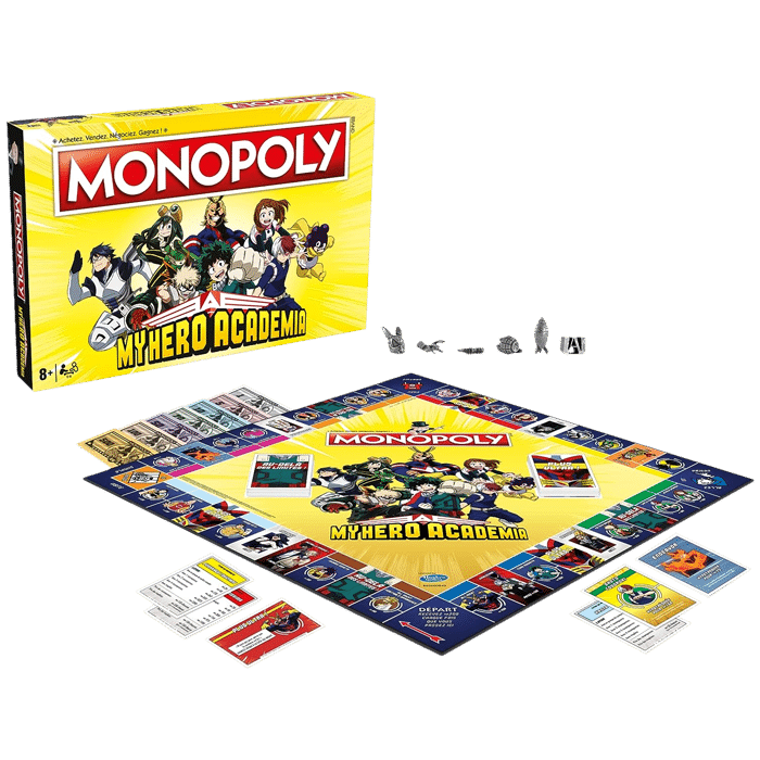 Monopoly My Hero Academia visuel definitif produit