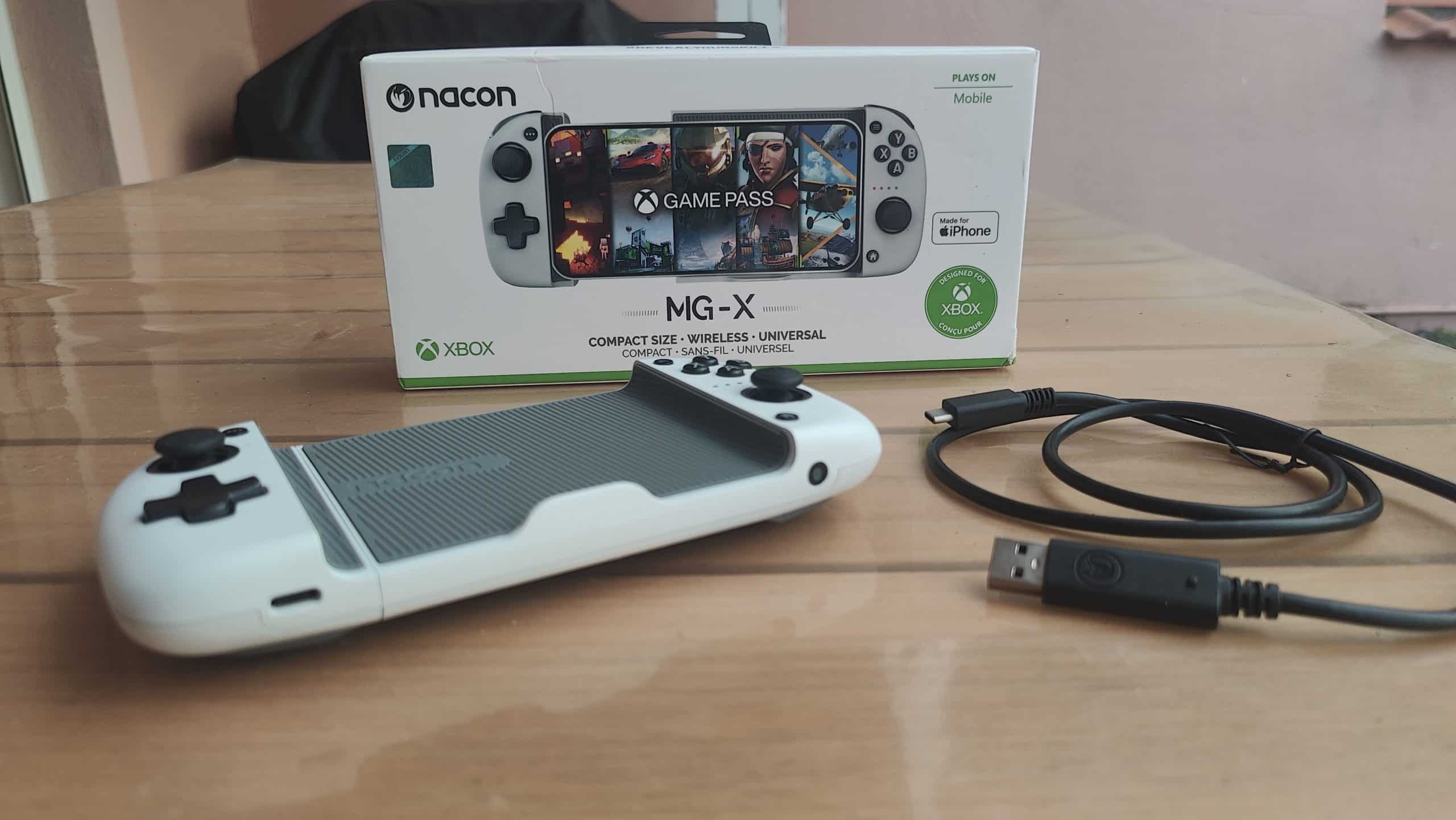 test Manette Nacon MG-X