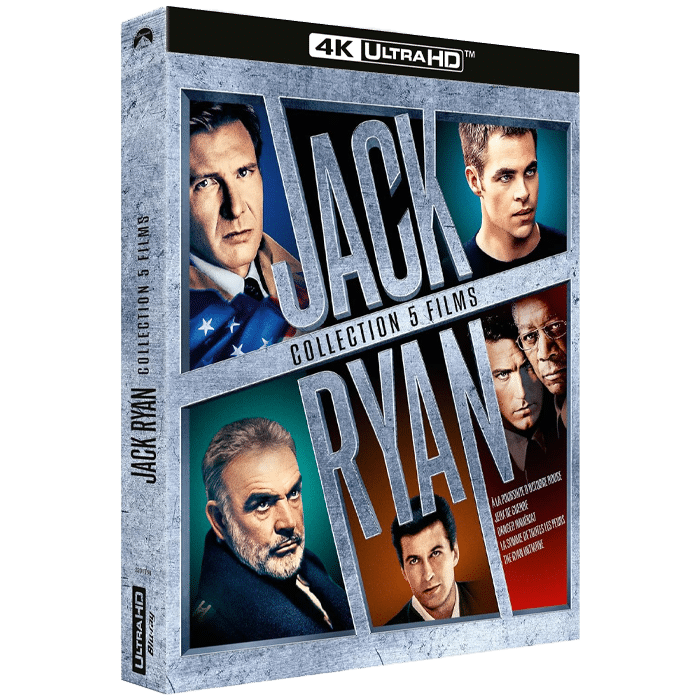 coffret jack ryan la collection secrete blu ray 4k visuel produit