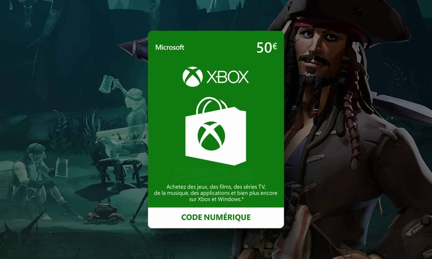 🎮Carte Xbox de 50 €
