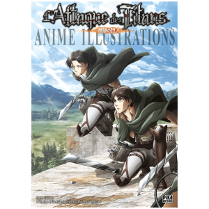 artbook attaque des titans anime illustrations visuel produit