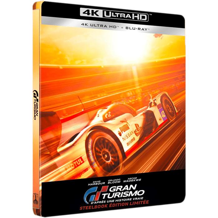 Gran Turismo Le Film Blu Ray 4k Steelbook visuel definitif produit
