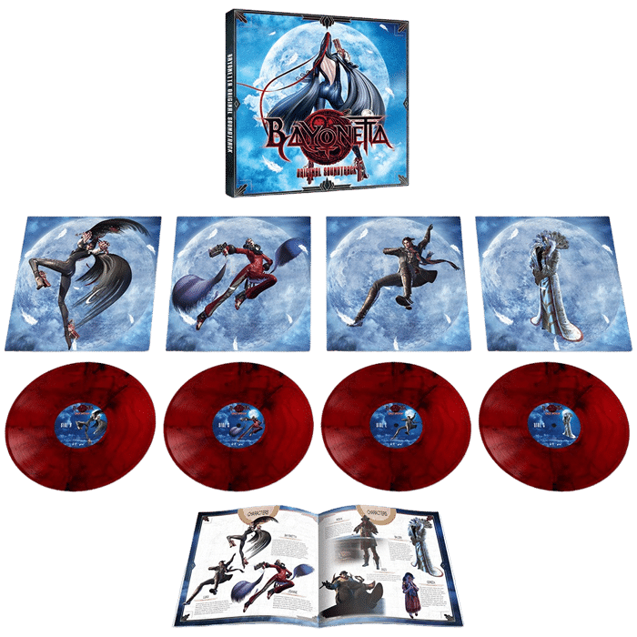 bayonetta 4 vinyles rouges visuel produit