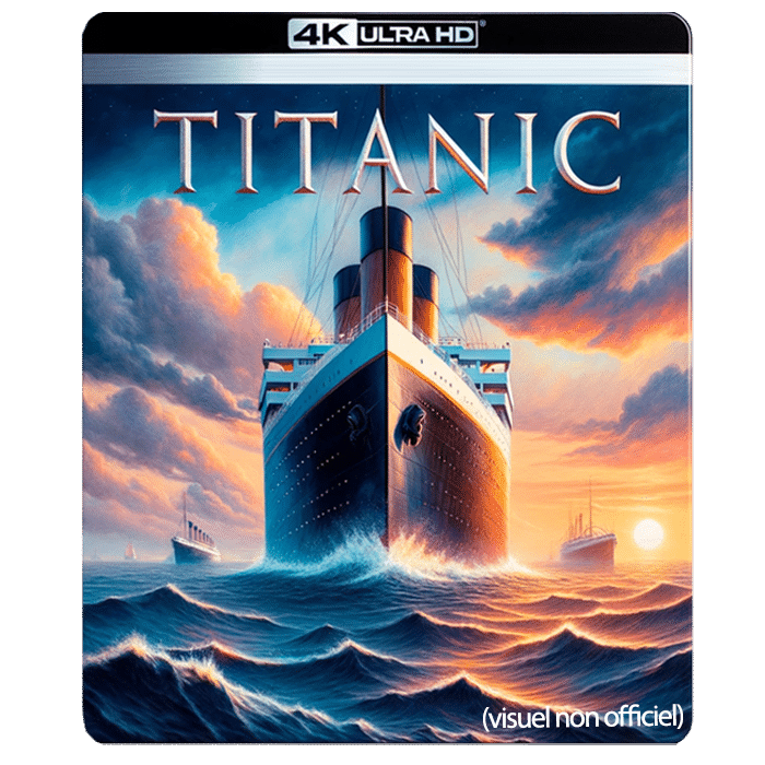 titanic 4k steelbook visuel provisoire non officiel