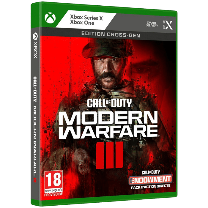 cod mw3 endowment xbox visuel produit