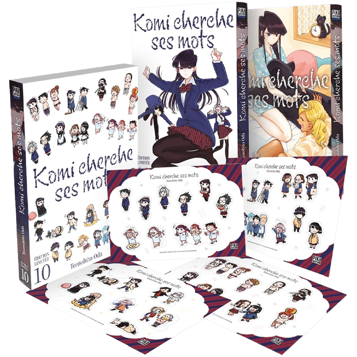 komi cherche ses mots tome 10 limité visuel produit