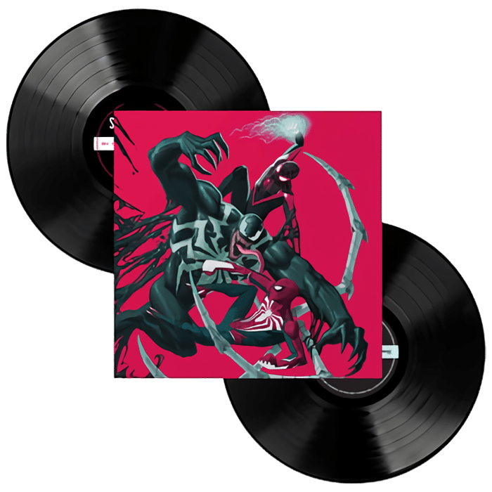 vinyles spiderman 2 ps5 bande originale visuel produit