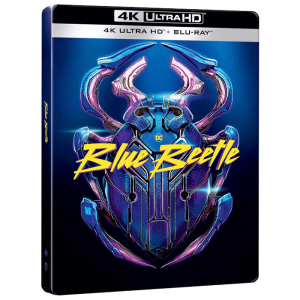 blue beetle 4k steelbook scarabée visuel produit