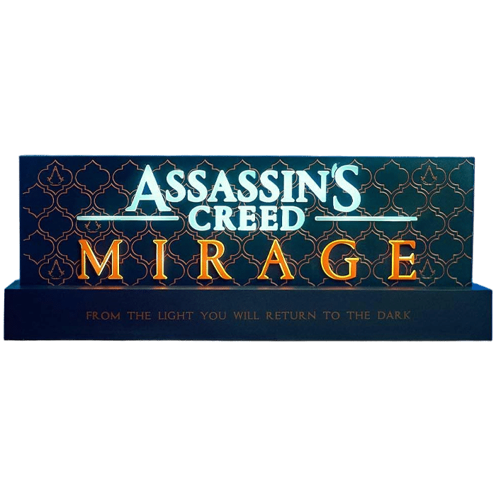 lampe assassins creed mirage visuel produit