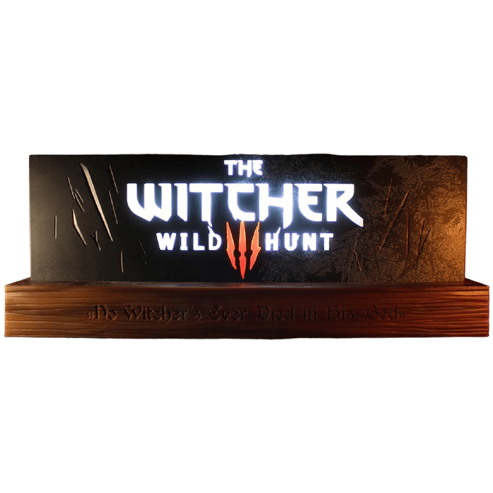lampe the witcher wild hunt visuel produit