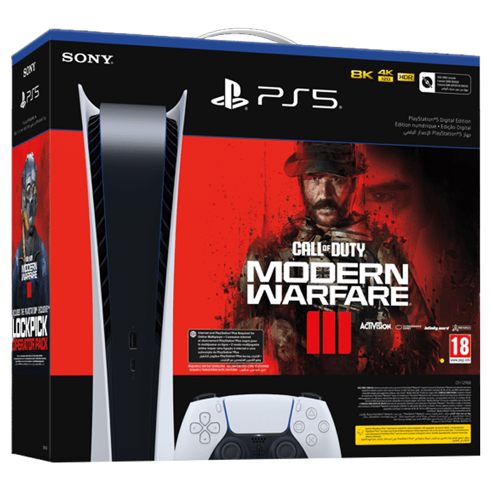 pack ps5 digital modern warfare 3 visuel produit
