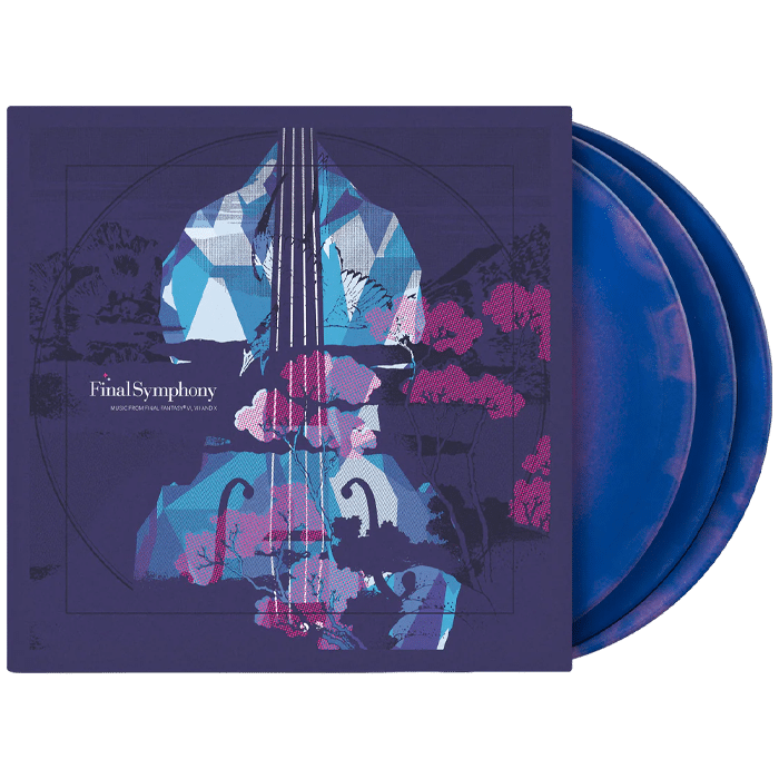 vinyles final fantasy 6 7 10 final symphony bleus visuel produit