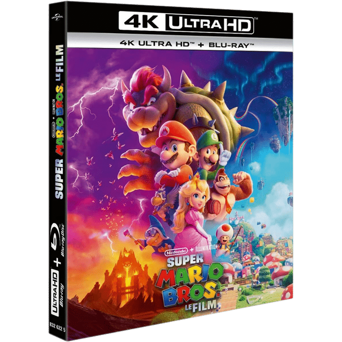 Super Mario Bros Blu Ray 4K visuel produit
