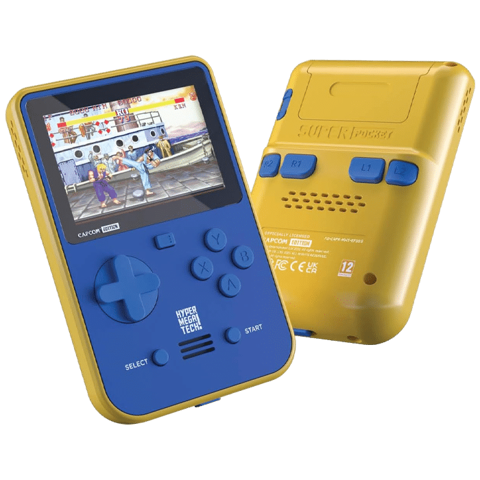 hyper mega tech capcom super pocket visuel produit