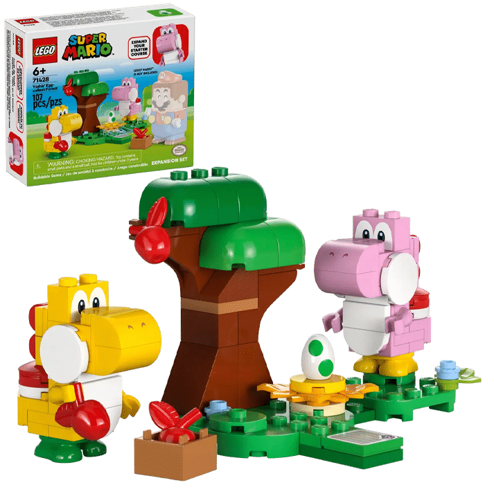 lego super mario forêt de yoshi 71428 visuel produit