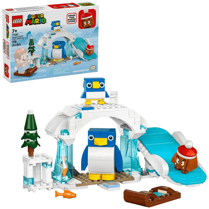 lego super mario famille pingouin 71430 visuel produit