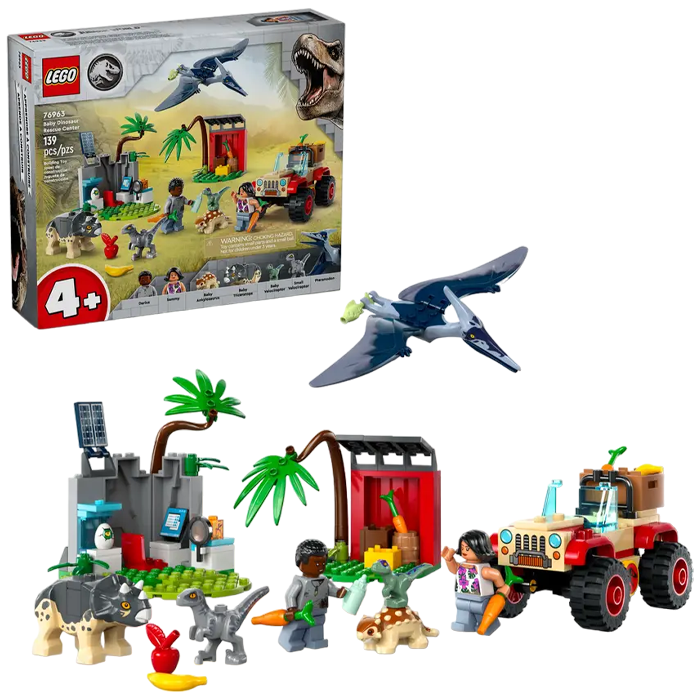 lego jurassic world bébés dinosaures 76963 visuel produit