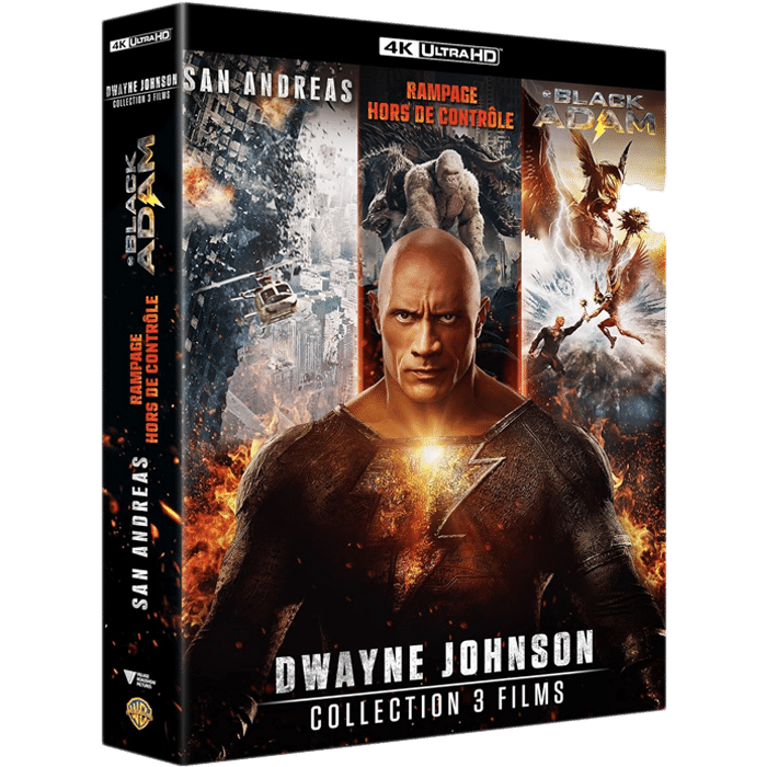 Coffret 4k Dwayne Johnson Collection 3 Films visuel definitif produit