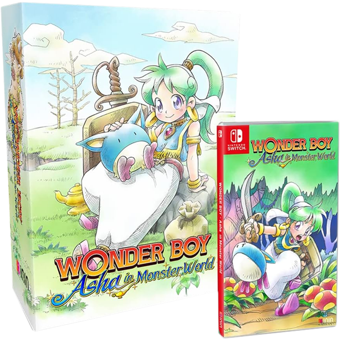 Wonder Boy Asha in Monster World Collector Switch visuel produit