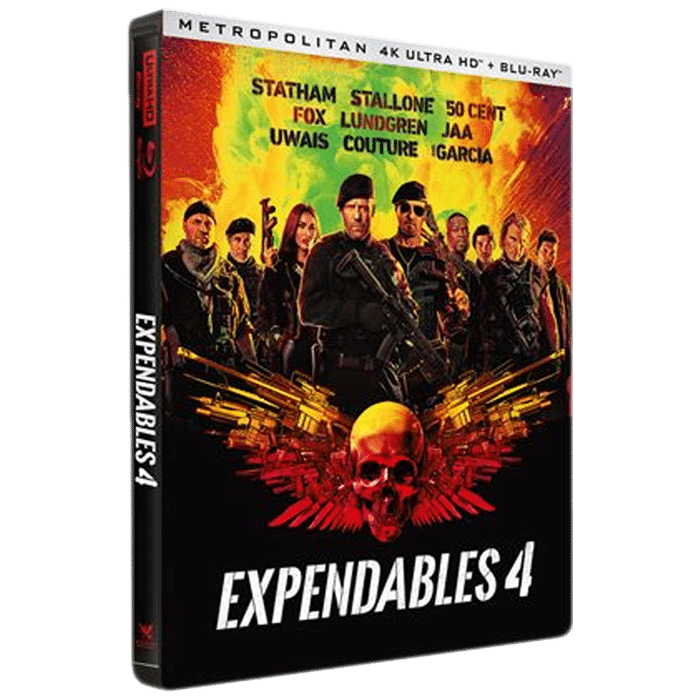 The Expendables 4 Blu Ray 4K Steelbook visuel definitif produit