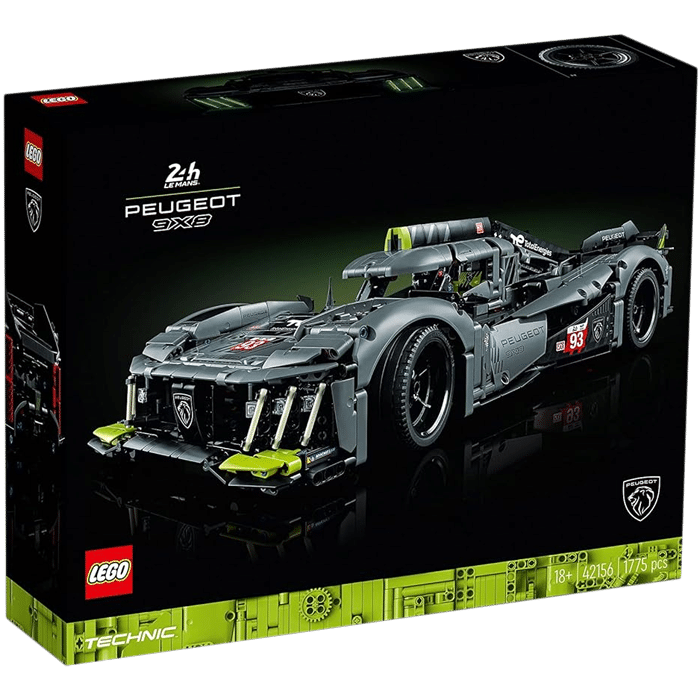 LEGO 42156 Technic Peugeot 9X8 24H Le Mans Hybrid Hypercar visuel produit