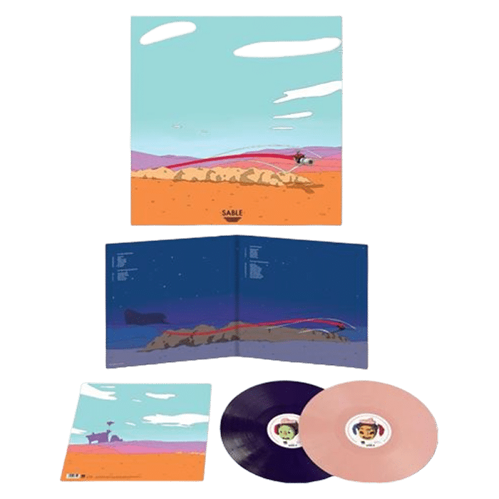 vinyles colorés sable bande originale visuel produit