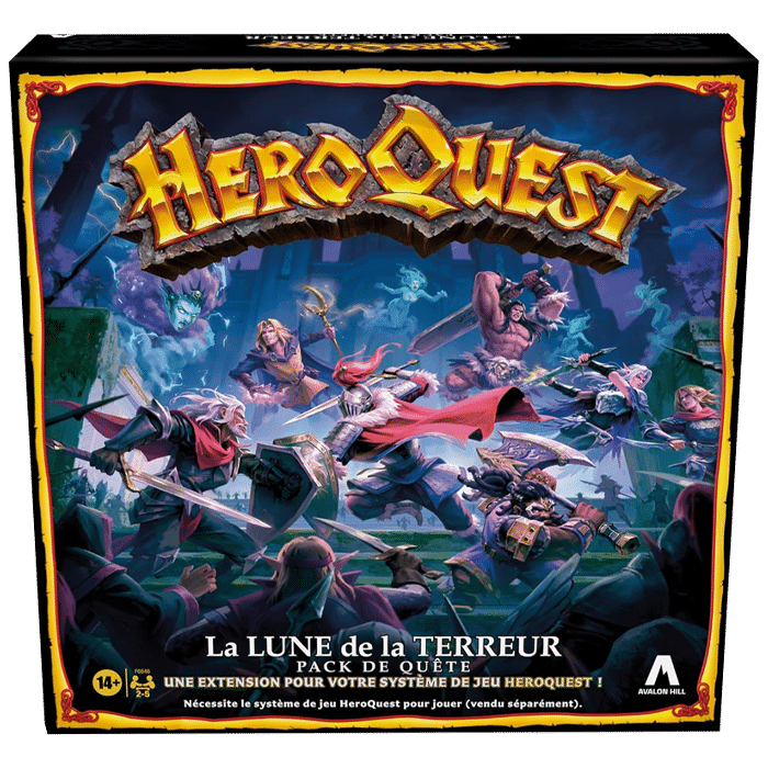 hero quest la lune de la terreur visuel produit