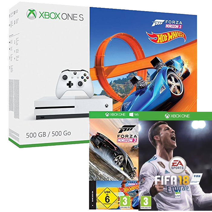 Pack Xbox One S + FIFA 18 + Forza Horizon 3 (+DLC Hot Wheels) 2