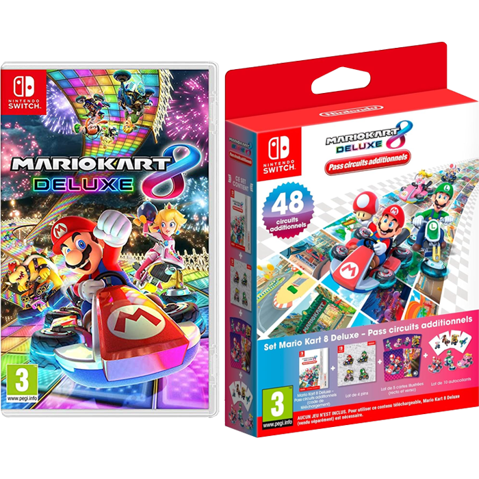mario kart 8 deluxe switch pass circuits additionnel visuel produit